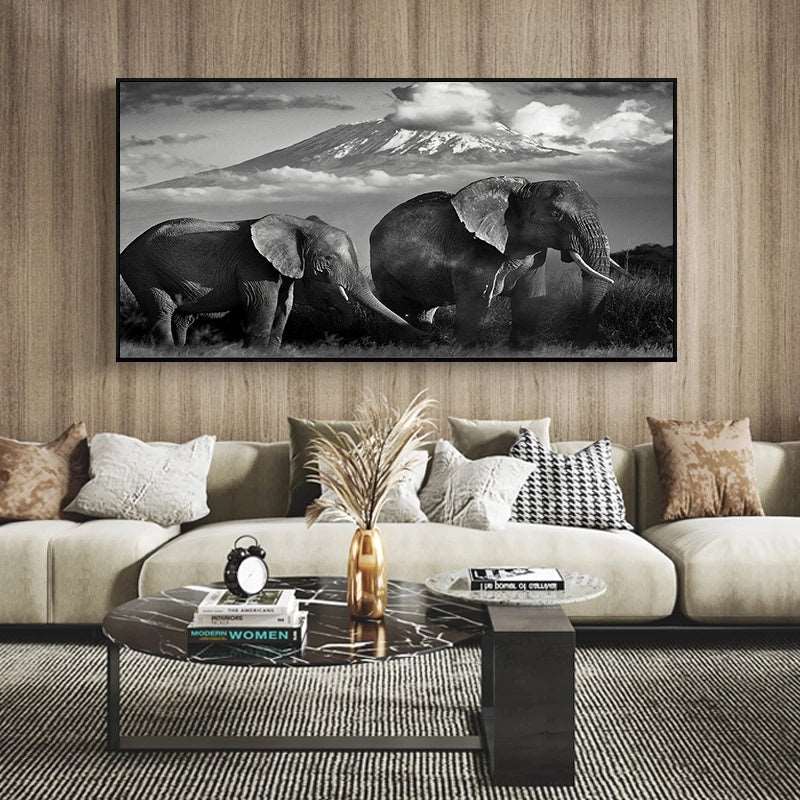 African Wild Animals Canvas Art Poster  - RUVIJU™ Posters & Prints Posters & Prints   