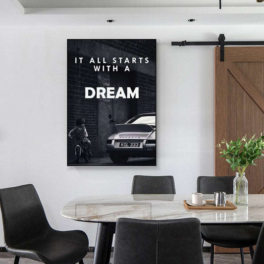 Canvas Painting "Dream" - RUVIJU™ Posters & Prints Posters & Prints   