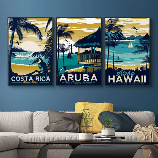Decorative Canvas Painting Core Frameless - RUVIJU™ Posters & Prints Posters & Prints   