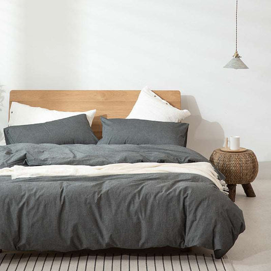 Japanese Style Bedding Set - RUVIJU™ Blankets & Throws Blankets & Throws Dark Grey A 1.2m 