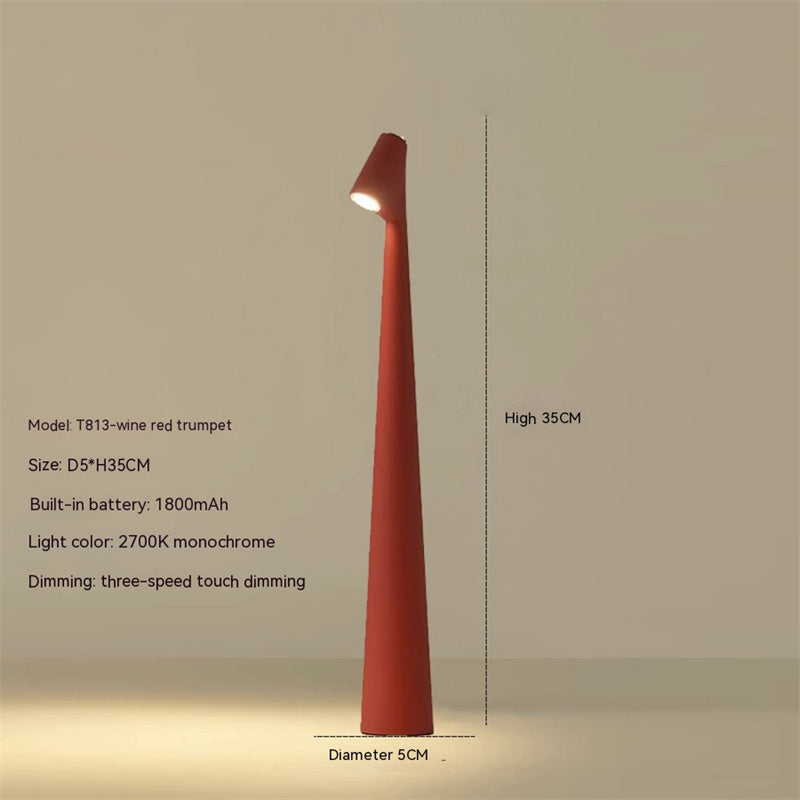 Nordic Table Lamp - RUVIJU™ Lamp LED Red Small 1800MA
