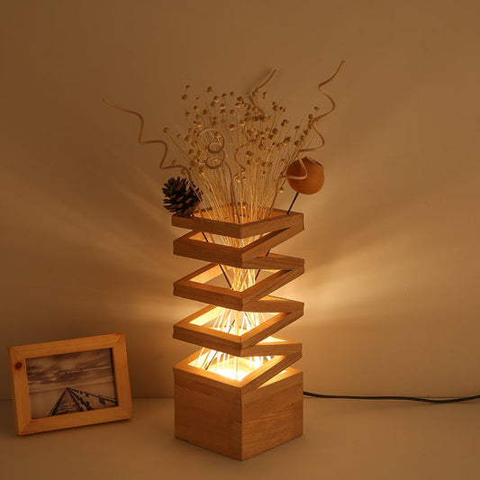 Wooden Creative Table Lamp - RUVIJU™ Lamp LED   